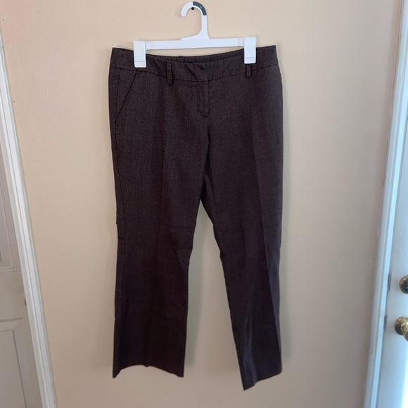 y2k vintage fashion trousers high waisted slacks brown formal indie dress pants - Picture 3 of 13